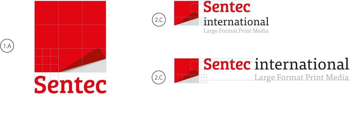 Sentec logo ontwerp